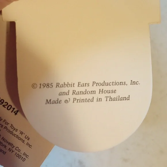 NWT Velveteen Rabbit Vintage 1985 Plush Toy, Rabbit Ears & Random House - Picture 6 of 8